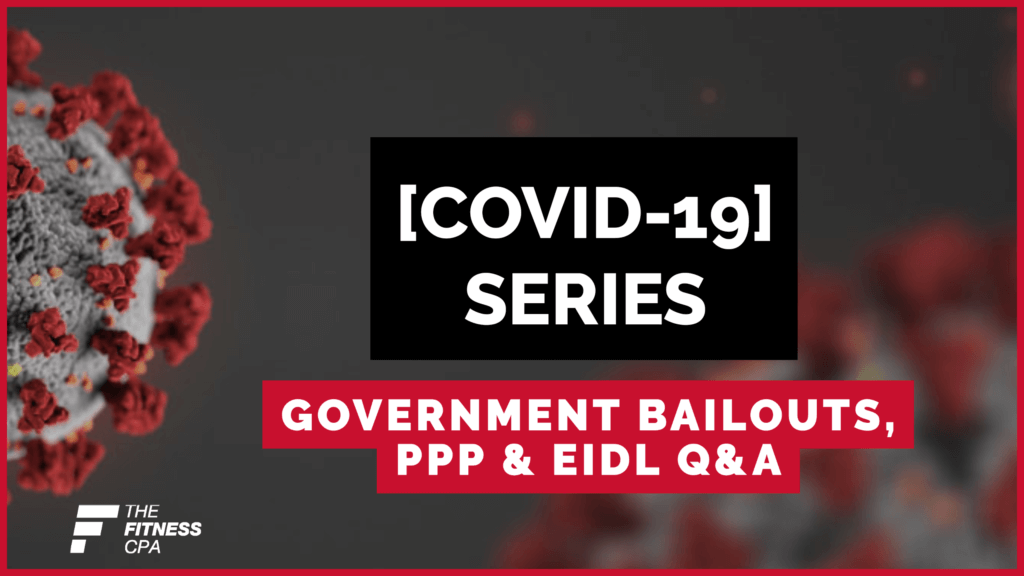 Government bailout PPP EIDL YT Cover