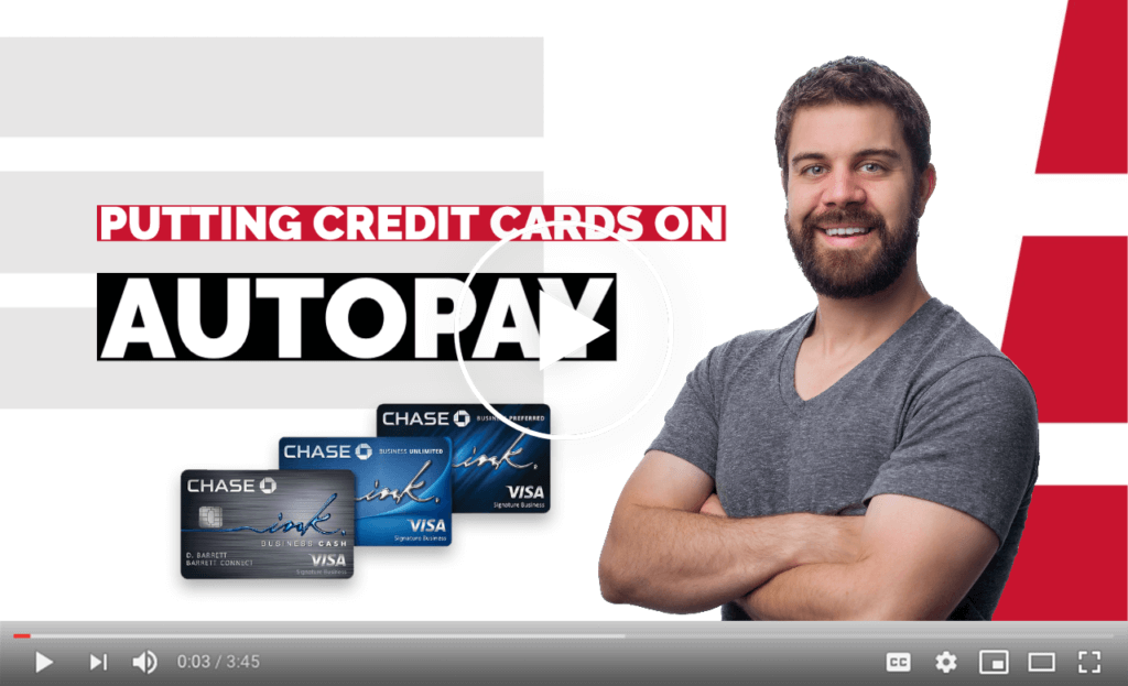 putting credit cards on autopay