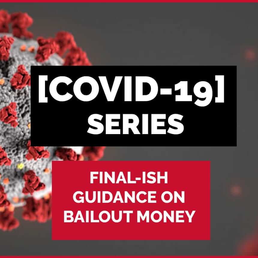 FINALISH GUIDANCE BAILOUT MONEY BLOG